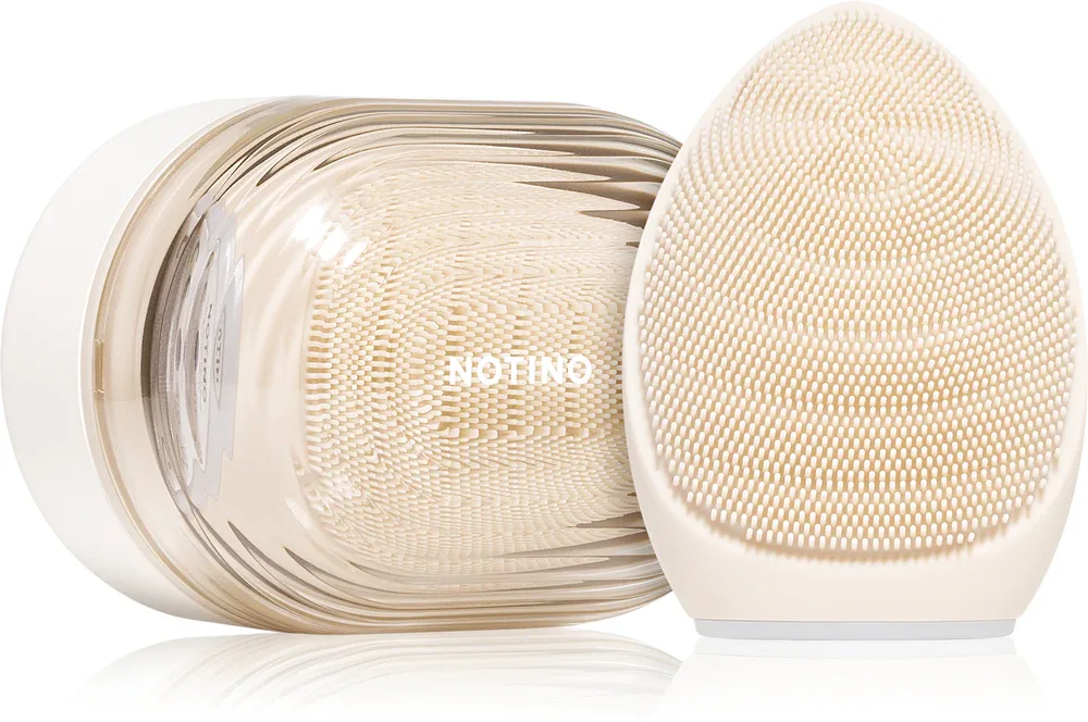 Notino Beauty Electro Collection Facial cleansing brush with travel case - Электрическая зубная щетка в чехле для путешествий, 1 шт