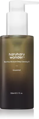 Haruharu Wonder Black Rice Moisture - Очищающее масло для снятия макияжа для чувствительной и аллергической кожи, 150 мл