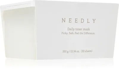 NEEDLY Daily Toner Mask - Успокаивающий увлажняющий крем для лица duże opakowanie, 30 шт