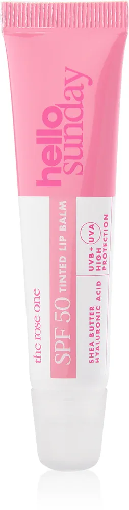 hello sunday the rose one tinted lip balm - Тонирующий бальзам для губ SPF 50, 15 мл