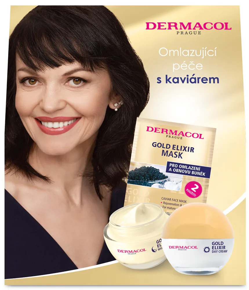 Dermacol Gold Elixir - Подарочный набор для зрелой кожи