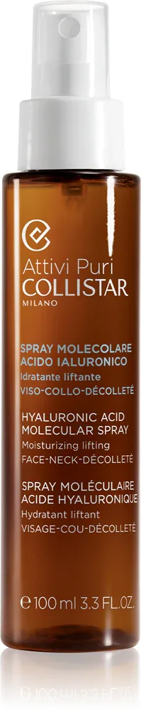 Collistar Attivi Puri Hyaluronic Acid Molecular Spray - Спрей с гиалуроновой кислотой, 100 мл