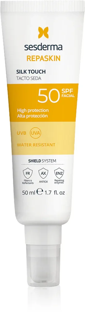 Sesderma Repaskin Silk Touch - Крем для загара лица SPF 50, 50 мл