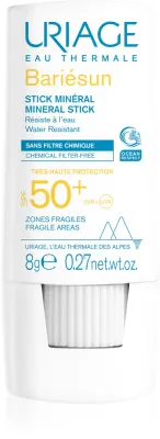 Uriage Bariesun Mineral Stick SPF 50+ - Минеральный защитный стик для чувствительных участков SPF 50+, 8 г