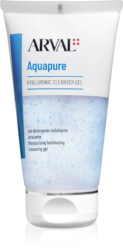 Arval Aquapure Hyaluronic cleanser gel - Нежный гель для идеального очищения кожи, 150 мл