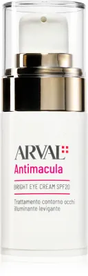 Arval Antimacula Bright Eye Cream SPF 20 - Осветляющий крем для глаз с эффектом сглаживания, 15 мл