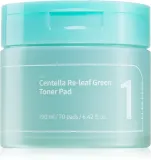 Numbuzin No. 1 Centella Re-Leaf Green Toner Pad - Тонизирующие патчи для лица для смягчения, 70 шт — фото 1