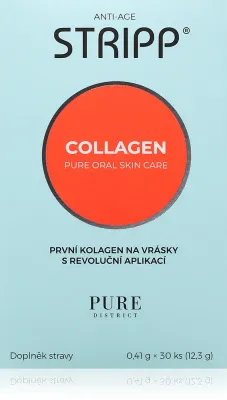 Биологически активная добавка Pure District STRIPP Collagen с коллагеном, 30 шт