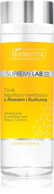 Bielenda Professional Supremelab Barrier Renew - Тоник успокаивающе-увлажняющий с алоэ и куркумой, 200 мл