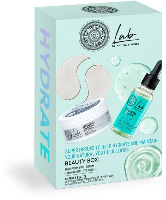 Natura Siberica Lab Beauty Box - Набор для лица с интенсивным увлажнением, 2 шт