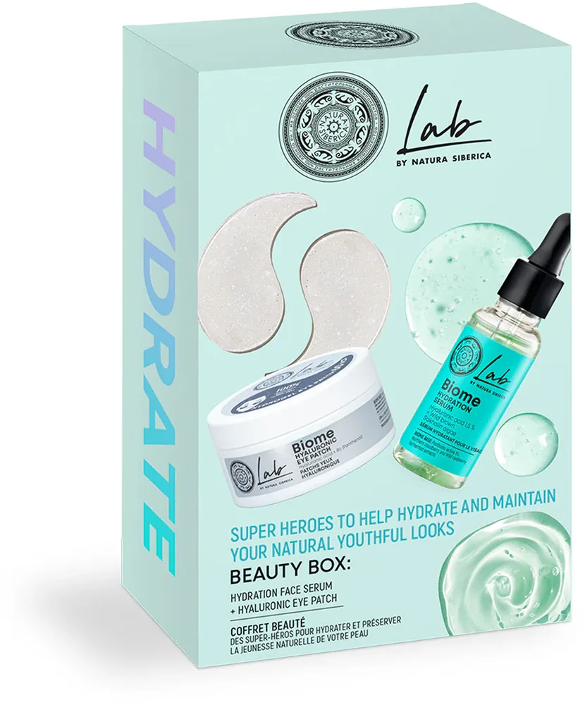 Natura Siberica Lab Beauty Box - Набор для лица с интенсивным увлажнением, 2 шт
