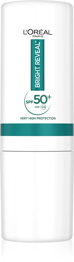 L’Oreal Paris Bright Reveal Stick - Солнцезащитный стик с УФ-фильтром SPF 50+, 9 мл