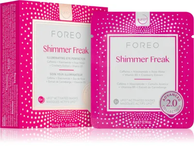 FOREO UFO Shimmer Freak - Крем для лица, осветляющий и борющийся с темными кругами под глазами, 6 шт