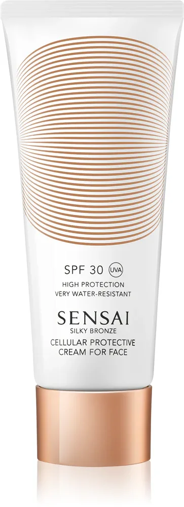 Sensai Silky Bronze Cellular Protective Cream - Защитный крем от морщин с SPF 30, 50 мл