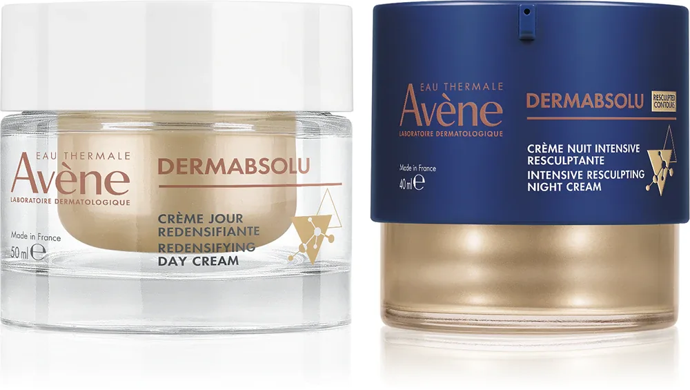 Avene DermAbsolu Day & Night Cream - Удобная упаковка для омолаживающего ухода за кожей, 2 шт
