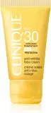 Clinique Sun SPF 30 Sunscreen Anti-Wrinkle Face Cream - Крем для загара для лица с антивозрастным эффектом SPF 30, 50 мл — фото 1