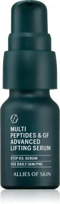 Allies of Skin Multi Peptides & GF Advanced Lifting Serum - Сыворотка лифтинг против морщин, 7 мл