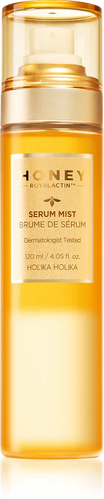 Holika Holika Honey Royalactin - Осветляющий увлажняющий спрей-сыворотка для лица, 120 мл