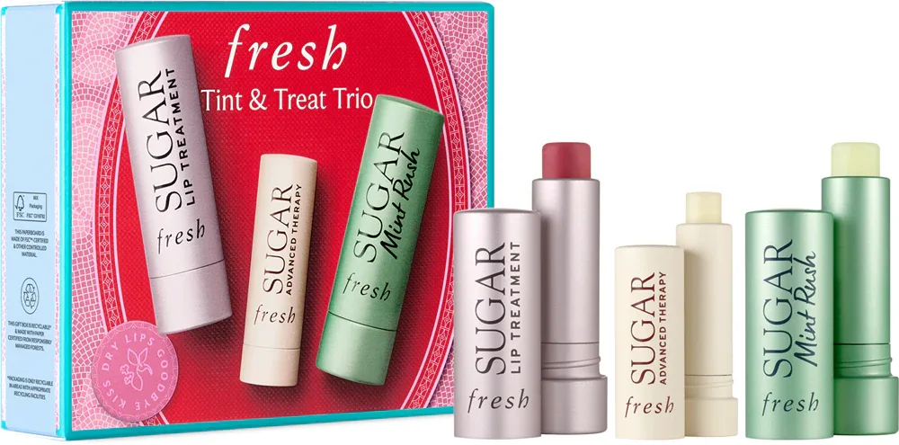 fresh Tint & Treat Trio - Набор для губ