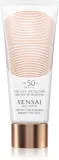 Sensai Silky Bronze - Защитный крем для лица с солнцезащитным фактором SPF 50+, 50 мл — фото 1