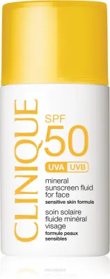 Clinique Sun SPF 50 Mineral Sunscreen Fluid For Face - Минеральная жидкость для солнцезащиты лица SPF 50, 30 мл