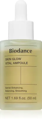 Biodance Skin Glow Vital Ampoule - Осветляющая сыворотка для лица с пробиотиками, 50 мл