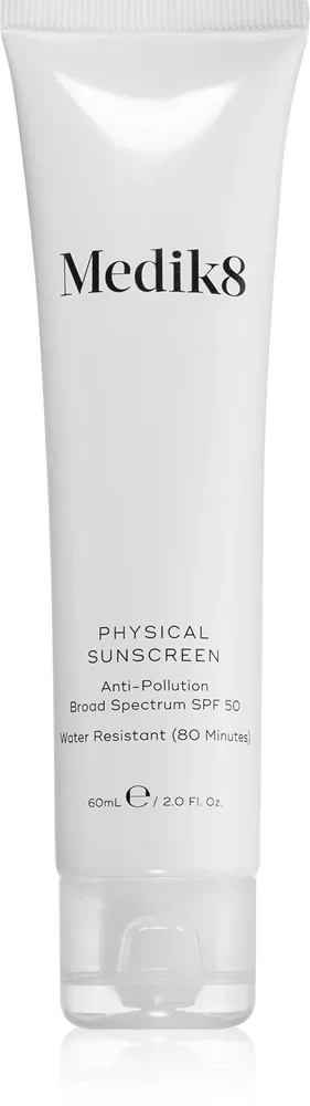 Medik8 Physical Sunscreen - Защитный крем для лица SPF 50, 60 мл