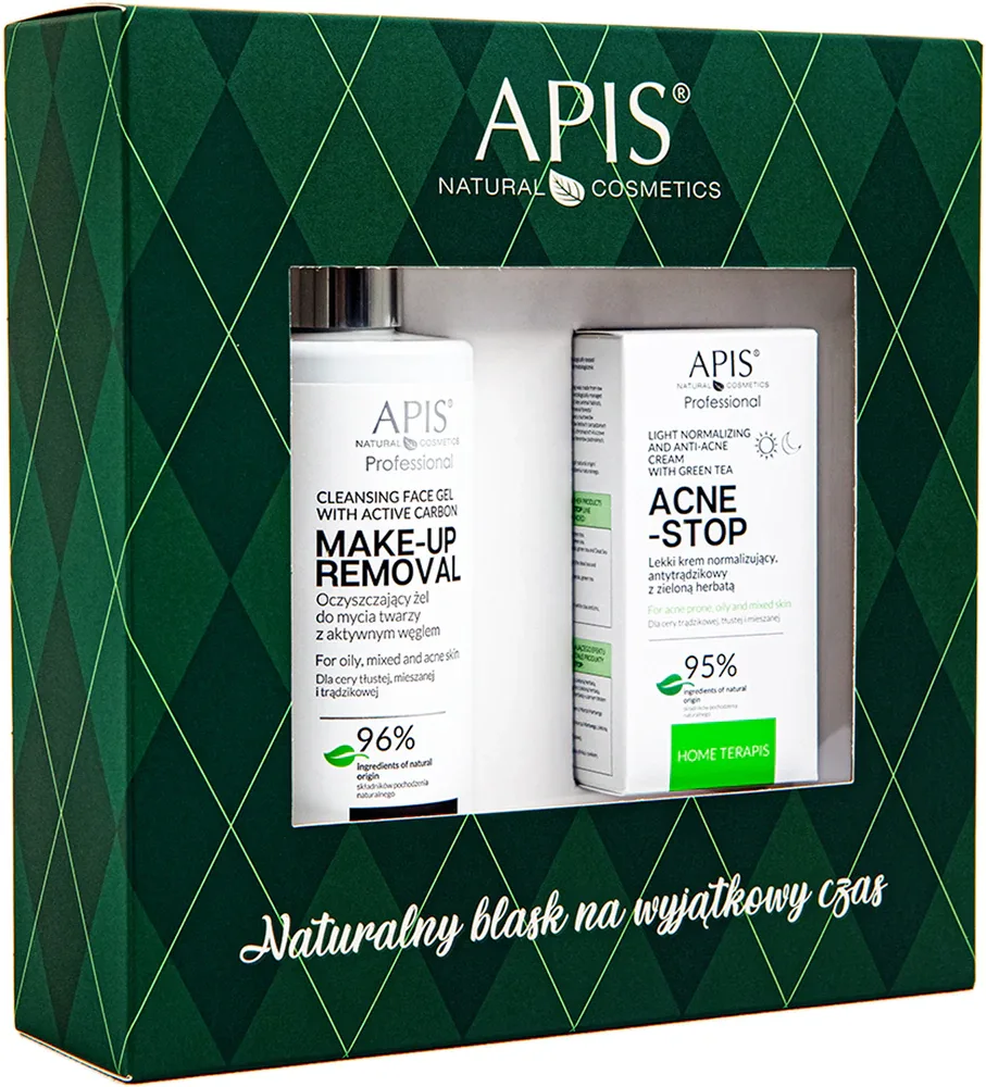 Apis Natural Cosmetics Acne-Stop - Подарочный набор для проблемной кожи, 2 шт