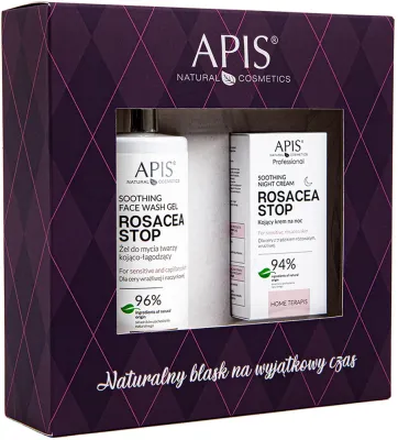 Apis Natural Cosmetics Rosacea-Stop - Подарочный набор против покраснений кожи, 2 шт