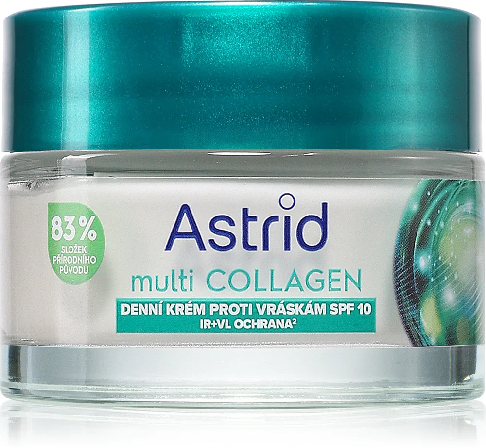 Astrid Multicollagen - Крем для лица против морщин на день SPF10, 50 мл