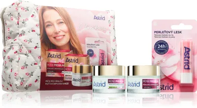 Astrid Rose Premium - Подарочный набор для зрелой кожи, 3 шт