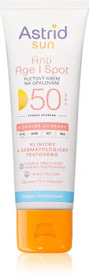 Astrid Sun - Крем для загара лица против старения кожи SPF 50, 50 мл