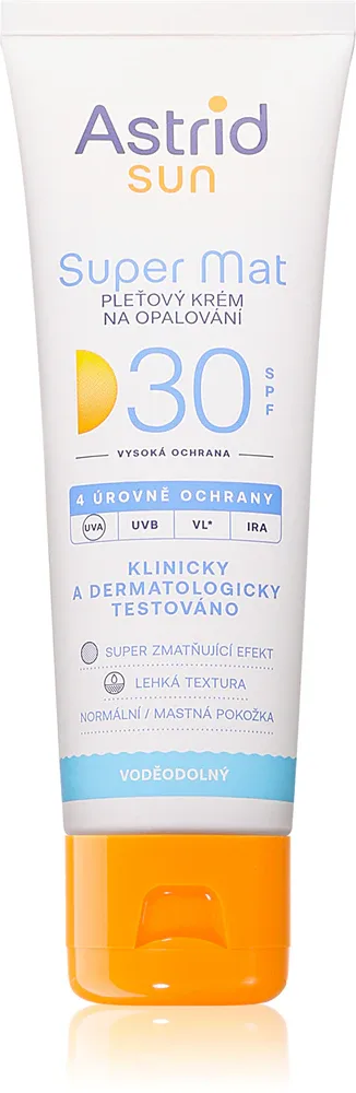 Astrid Sun - Крем для загара SPF 30, 50 мл