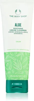 The Body Shop Aloe Soothing Cream Cleanser - Очищающее молочко для нежного демакияжа, 125 мл