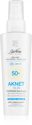 BioNike Aknet Sun - Защитный крем для лица для кожи с акне SPF 50+, 50 мл