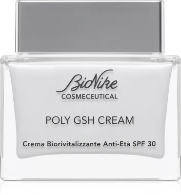 BioNike Cosmeceutical POLY GSH CREAM - Антивозрастной крем для лица с SPF 30, обновляющий кожу, 50 мл