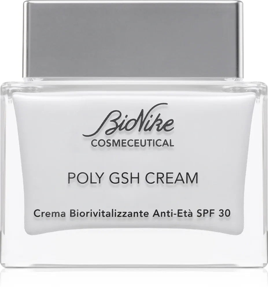 BioNike Cosmeceutical POLY GSH CREAM - Антивозрастной крем для лица с SPF 30, обновляющий кожу, 50 мл