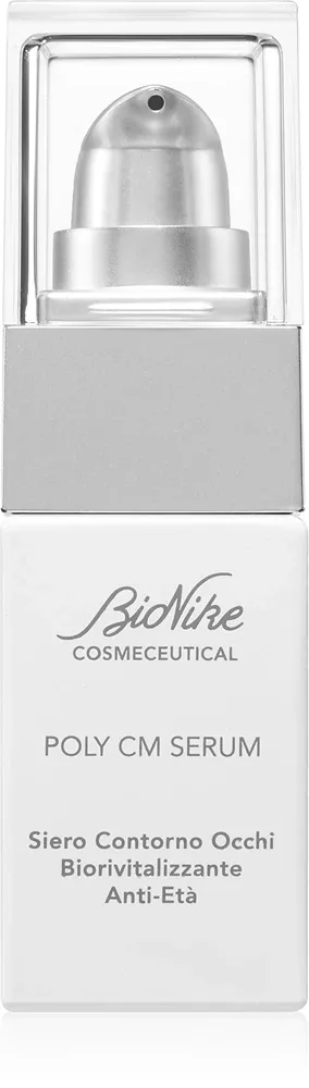 BioNike Cosmeceutical POLY CM SERUM - Омолаживающая сыворотка для глаз против старения и укрепляющая кожу, 15 мл