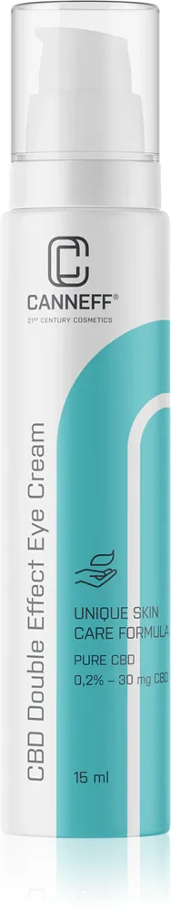 Canneff Balance CBD Double Effect Eye Cream - Крем для глаз, корректирующий темные круги и морщины, 15 мл