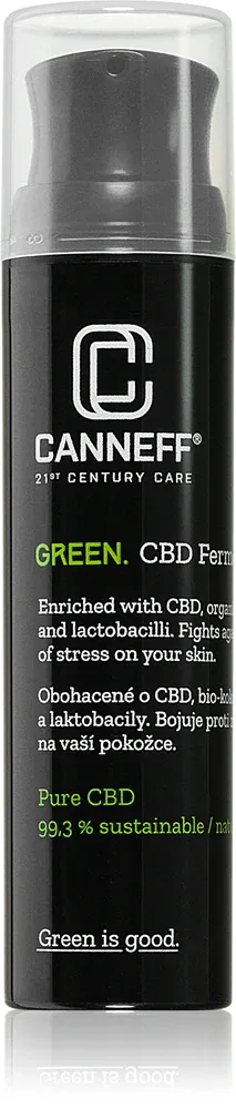 Canneff Green CBD Fermented ZEN Serum - Сыворотка для лица против старения кожи, 30 мл