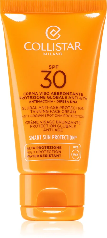 Collistar Special Perfect Tan Global Anti-Age Protection Tanning Face Cream - Антивозрастной крем для загара SPF 30, 50 мл
