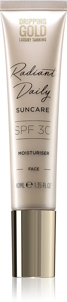 Dripping Gold Luxury Tanning Daily Moisturiser - Крем увлажняющий для лица SPF 30, 40 мл