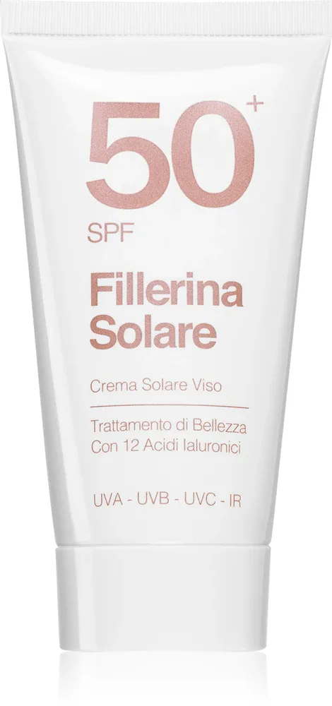 Fillerina Sun Beauty Crema Solare Viso - Солнцезащитный крем для лица SPF 50, 50 мл