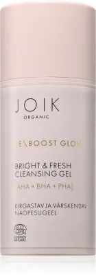 JOIK Organic Re-Boost Glow - Освежающий гель для очищения лица с эффектом пилинга, 100 мл