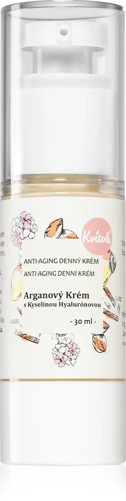 Kvitok Argan Cream with Hyaluronic Acid - Крем на день для зрелой кожи, 30 мл