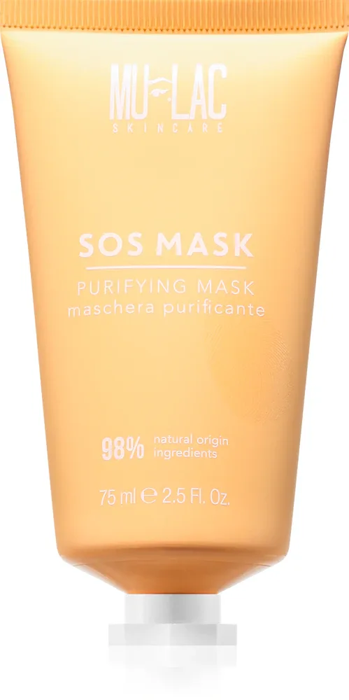 Mulac Cosmetics Sos Mask - Очищающая маска для лица, 75 мл