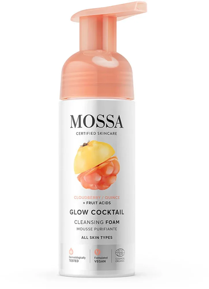 Mossa Glow Coctail - Пенка для очищения лица, 150 мл