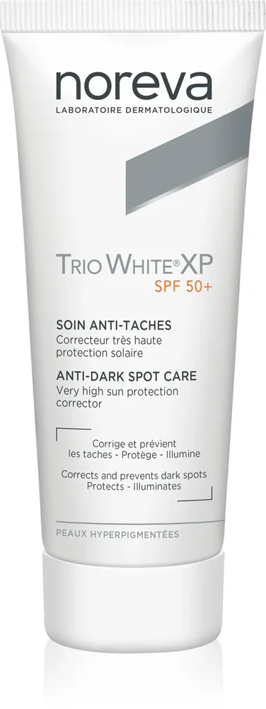 Noreva Trio White XP Anti-Dark Spot Care SPF 50+ - Крем для лица против пигментации после загара SPF 50+, 40 мл