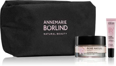 ANNEMARIE BÖRLIND Rose Nature Supreme Glow X-MAS Set - Подарочный набор для идеальной кожи, 2 шт