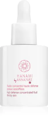 Annayake Hanami Fluide Concentre Haute Defense Peaux Assoiffees - Увлажняющая сыворотка для лица на день и ночь, 30 мл
